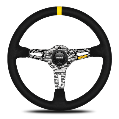 Momo - Ultra JPN Steering Wheels - 3 Spokes Suede - 87mm Dish-UJ-02 - RZCrewEurope