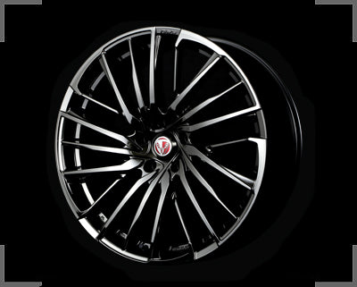 Rays Versus Stratagia Avventura - 19x7.5J - 5x100 - ET: 48 (Black Chrome Coating)