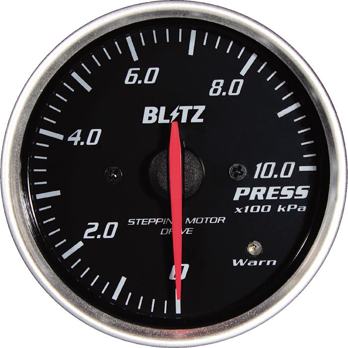 Blitz White Oil Pressure Racing Meter SD - 52mm - 10 Bar - RZCrewEurope