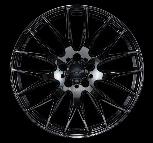 Rays Homura 2x9 Plus Jet Black Edition III - 19x8J - 5x100 - ET: 44 (Black Chrome Coating 2)