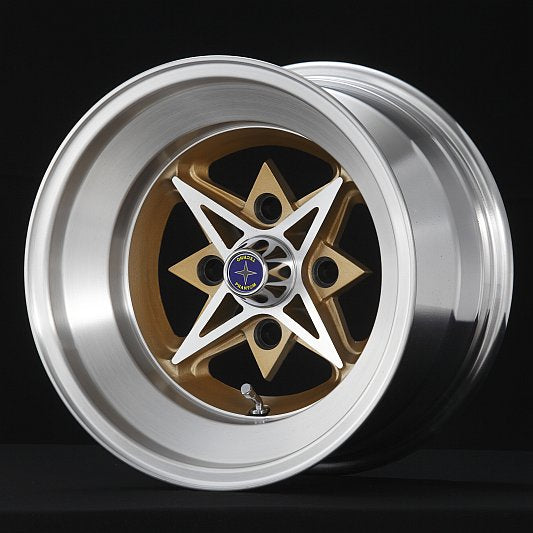 Hayashi Racing Techno Phantom - 14x10J - 4x114.3 - ET: -36 (Sand Cast Gold) - 4x114-3 - Techno Phantom1410-364x114.3-G