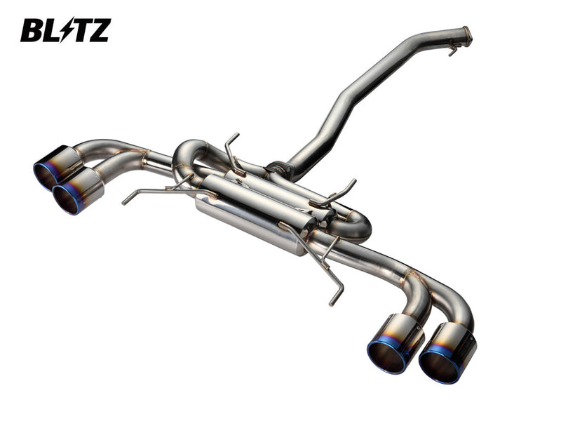 Blitz - NUR-SPEC C Ti Quad exhaust system - Subaru - WRX STi