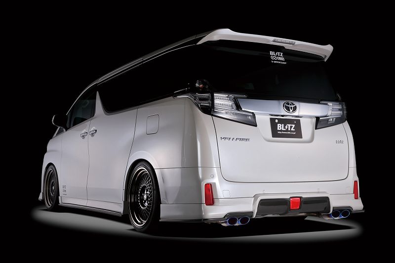 Blitz - NUR-SPEC VSR Quad (Oval Tail) exhaust system - Toyota - Vellfire GGH30W(Velfire) - 62518V