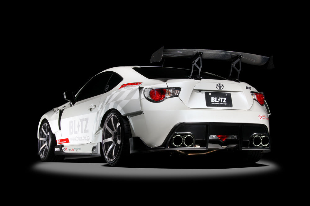 Blitz - NUR-SPEC VS Quad with Diffusor exhaust system - Subaru - BRZ ZC6 APPLIED A to E - 60171-BRZ