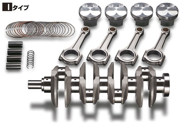 Toda Racing - 2.4 Stroker Kit (2378cc - 87.00 x 100mm : 0.64cc/5.3cc) - Honda F20/22C - 13001-F20-400-I - 13001-F20-400-I