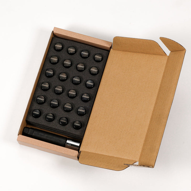 Rays - 17HEX Nut & Lock Set L31 - 6H - Closed - M12x1.25 - (24 Pieces) - RZCrewGarage