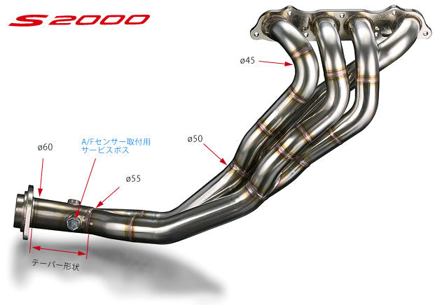 Toda Racing 4-2-1 Exhaust Manifold - AP1 - 18100-AP1-000