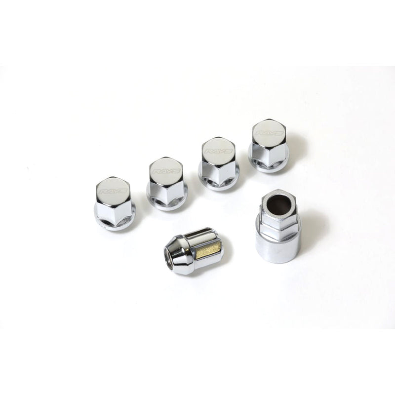 Rays - 19HEX Nut & Lock Set L31 - 6H - Closed - M12x1.5 - (24 Pieces) - RZCrewGarage