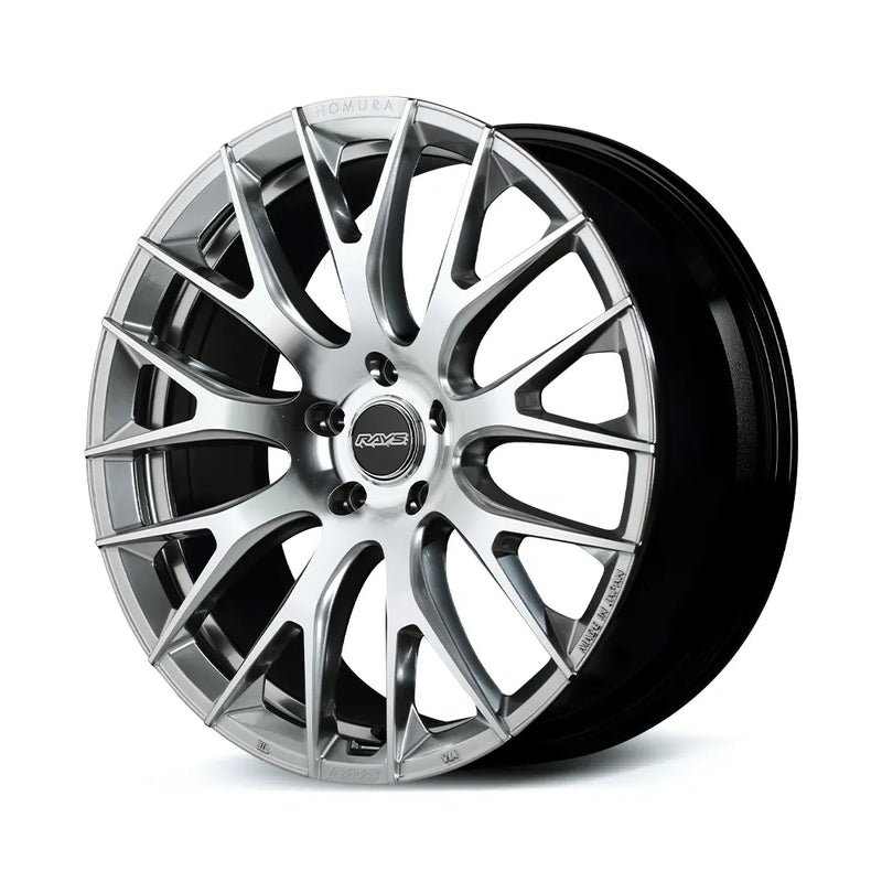 Rays Homura 2x9R - 20x8.5J - 5x114.3 - ET: 45 (DMC/Side Grace Silver)
