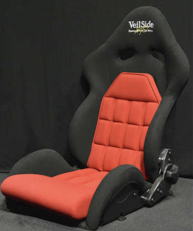 Veilside VS D-1R Carbon Reclinable Seat - Black