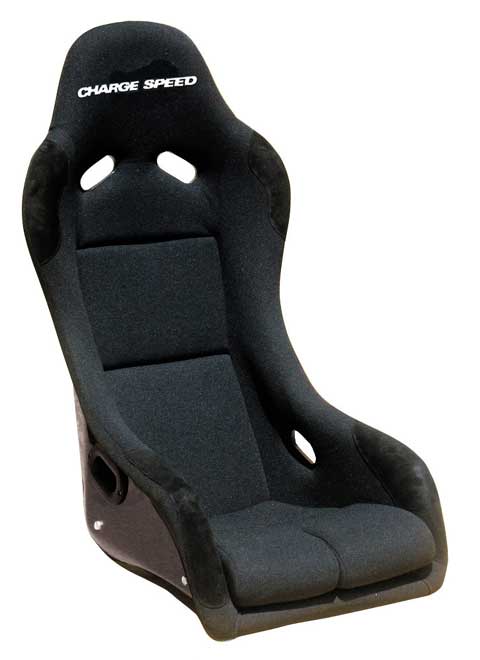 Charge Speed EVO'X Fixed Bucket Seat - Kevlar - Black