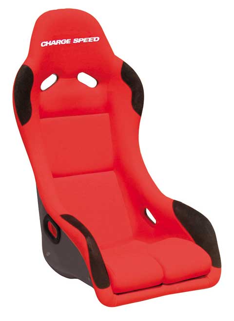 Charge Speed EVO'X Fixed Bucket Seat - Kevlar - Red