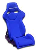 Charge Speed Genoa-R Reclinable Seat - Kevlar - Blue