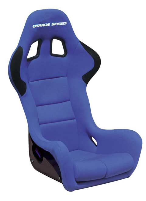 Charge Speed SS Series Spirit Z Fixed Bucket Seat - Kevlar - Blue