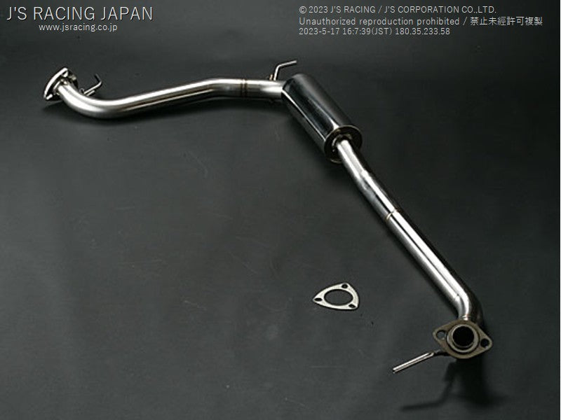 J's Racing Exhaust System Center Pipe 50CT (Center Silencer Specification) - GE8 - R304-F3-50CT