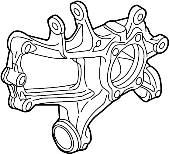 Genuine Mazda Parts - Genuine Mazda Parts - Support Rear Right Hub - Mazda - MX-5 Miata Roadster RF ND - N243-26-11X - Rzcrewgarage