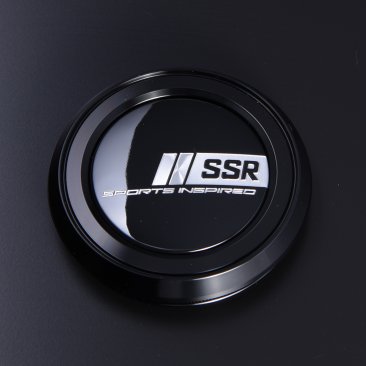 SSR Japan - Aluminum Racing Center Cap B-Type Black - Super Low - RZCrewGarage