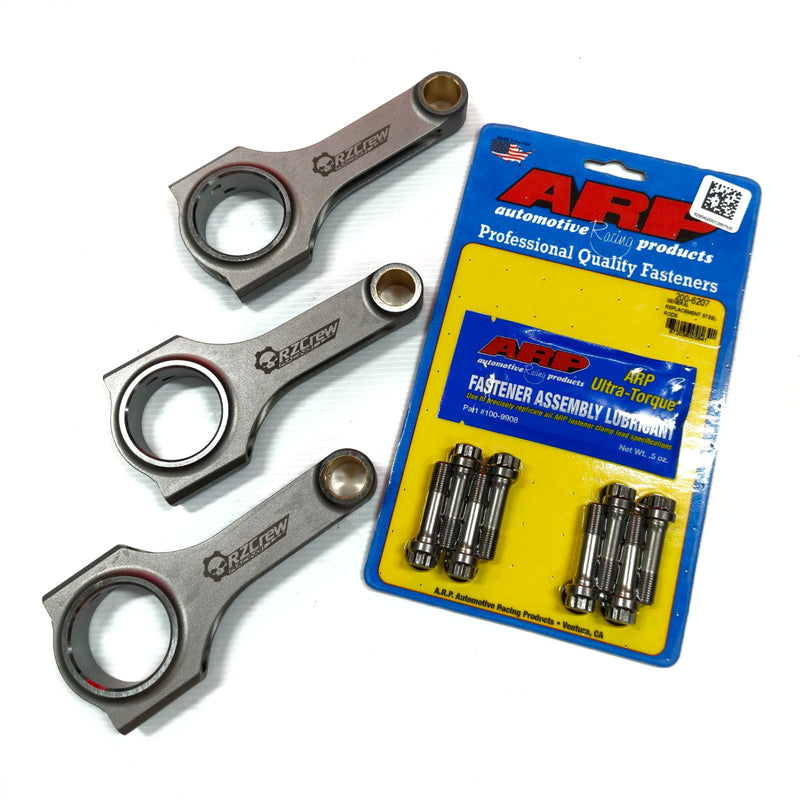 Rzcrew Racing - H Beam Forged Conrod - Set of 4 - Toyota G16E-GTS - RZ-FCR-H-G16E-GTS-ARP 2000