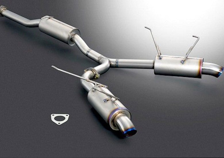 Js Racing T304 Semi Titanium 60RS Dual Exhaust System - AP1 - T304W-S1-60RS