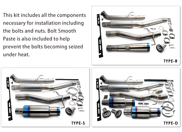 Tomei Usa Expreme Ti Full Titanium Type D Exhaust - Honda - Civic Type R FK8 -TB6090-HN06C