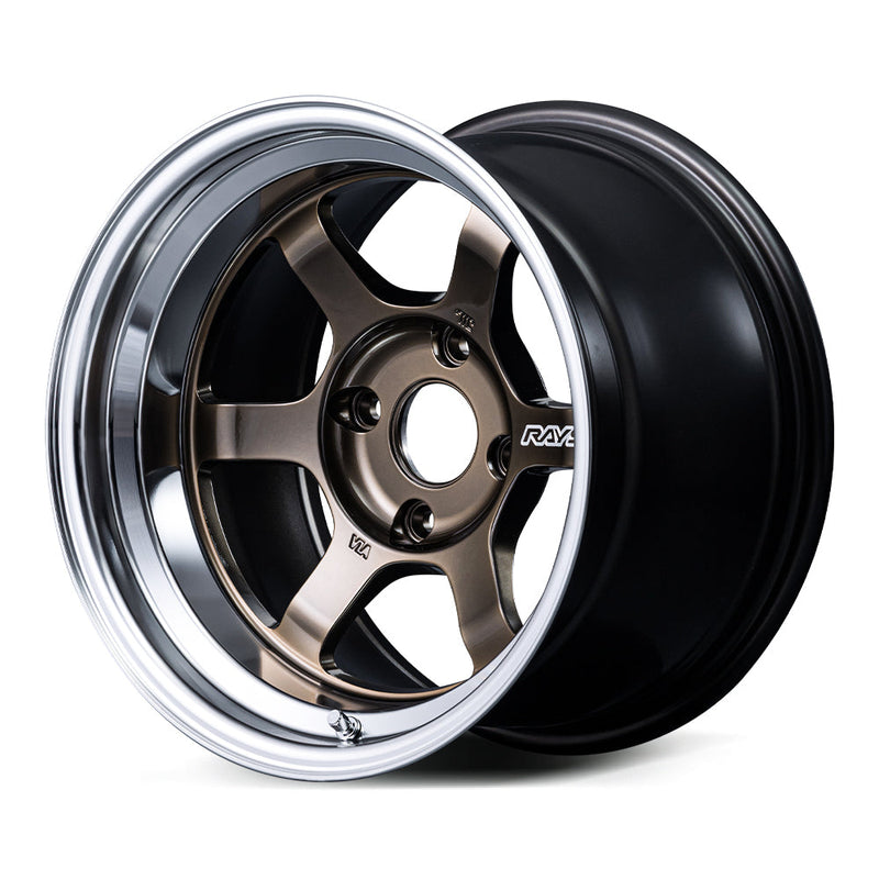 Rays Volk Racing TE37V spec-SR - 16x7.5J - 4x114.3 - ET: 25 (Shining Bronze Metal/Rim FDMC)