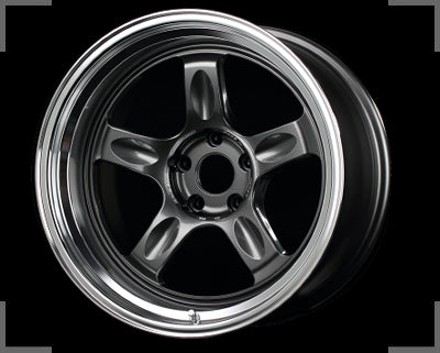 Rays Volk Racing 21C Face 2 - 18x9J - 5x114.3 - ET: 20 (Dark Gunmetallic/Rim DC)