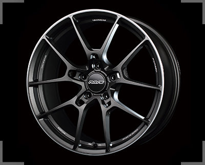 Rays Volk Racing G025 - 18x8J - 5x112 - ET: 44 (Matte Gun Black / Rim Edge DC)