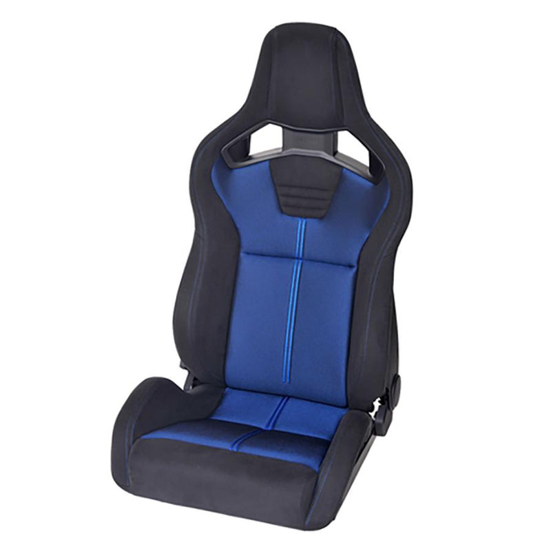 Recaro Japan Sportster MNL GK100H Reclinable Seat - Black,Blue-81-111.21.603-1 - Rzcrewgarage