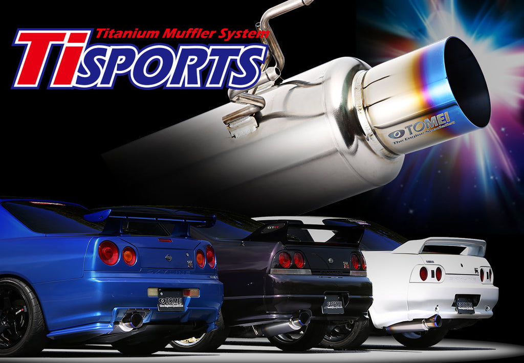 Tomei Ti SPORTS TITANIUM MUFFLER - Nissan - Skyline GT-R BCNR33 - 442002