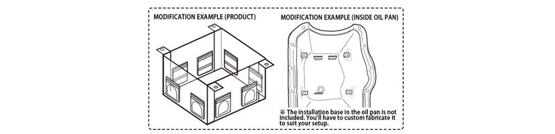 Tomei - Universal Oil Pan Baffle Plate - Universal