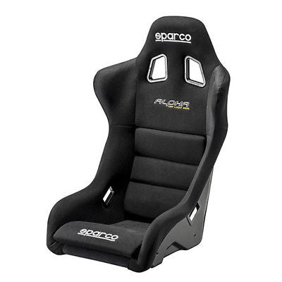 Sparco Alpha Black Fixed Bucket Seat - Frp - Black-008001FNR - Rzcrewgarage