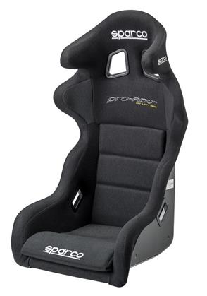Sparco Pro Adv Ts Black Fixed Bucket Seat - Frp - Black-008094FNR - Rzcrewgarage