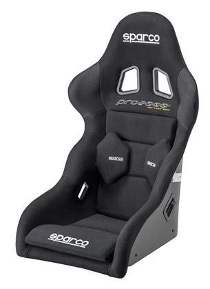 Sparco Pro 2000 II Black Fixed Bucket Seat - Frp - Black-008273FNR - Rzcrewgarage
