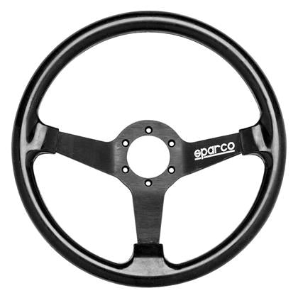 Sparco - R350 Silicon Steering Wheels - 3 Spokes Silicon - 78mm Deep Dish-015R350SNR - RZCrewEurope