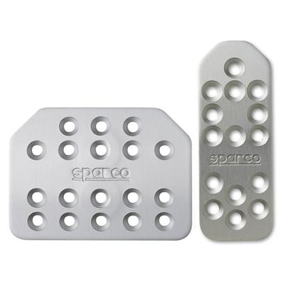 Sparco - Piuma Short Silver Pedal Kit - AT  - RZCrewEurope