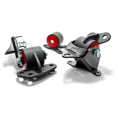 Steel Black Engine Mount Kit ( 95A Dk Red) - EJ7 - 10052-95A - RzcrewEurope.com