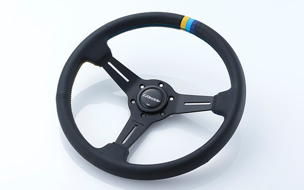 Trust Greddy - Sport Steering Wheels - 3 Spokes Leather - 47mm Deep Dish-16600001 - RZCrewEurope