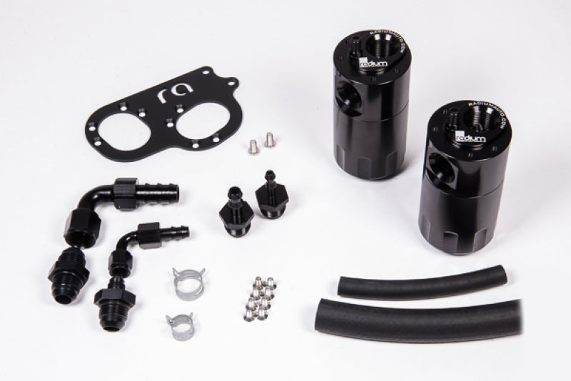 Radium Engineering Lotus Elise/Exige (2ZZ-GE) Dual Catch Can Kit-20-0019