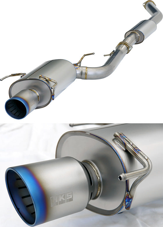 HKS Super Turbo Muffler Ti Exhaust System - Nissan - Skyline GT-R BNR34 - 31029-AN009
