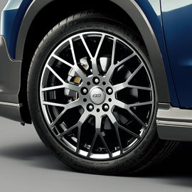 Mugen XJ - 17x7 J ET: 53 (Black Metal Coat) - 5x114-3 - 42700-XJ5-770C-53