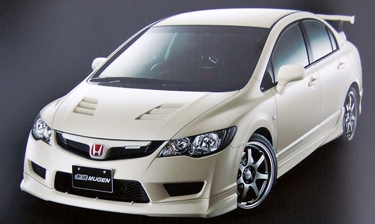 Mugen - Front under spoiler (Unpainted) - Honda - Civic Type R FD2R - 71110-XKPC-K0S0-ZZ - Rzcrew Garage