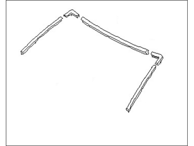 OEM Nissan - Moulding Set-Windshield - Nissan - Silvia S13 All - 72750-52F10 - Rzcrew Garage