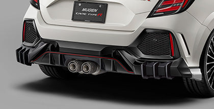 Mugen - Rear Under Spoiler (Unpainted) - Honda - Civic Type R FK8