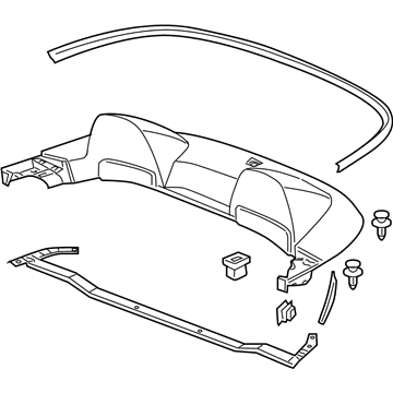 Genuine Honda Parts - Type CR Tonneau Cover - Honda - S2000 AP1/AP2