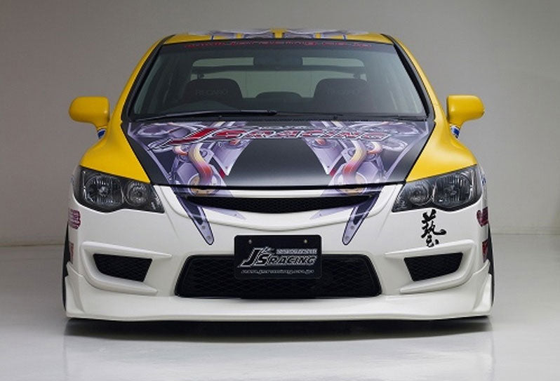 Js Racing - Front Sports Grille TYPE-X - Honda - Civic Type R FD2R - AG-D2 - Rzcrew Garage