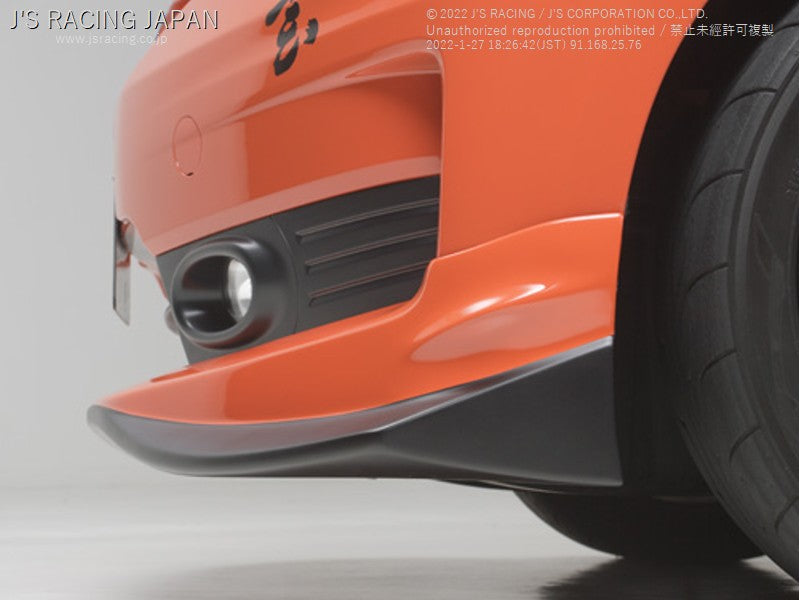 Js Racing - Front Wing Spoiler Type S FRP - Honda - Fit-Jazz GE8 - Default Title AH-F3K - Rzcrew Garage