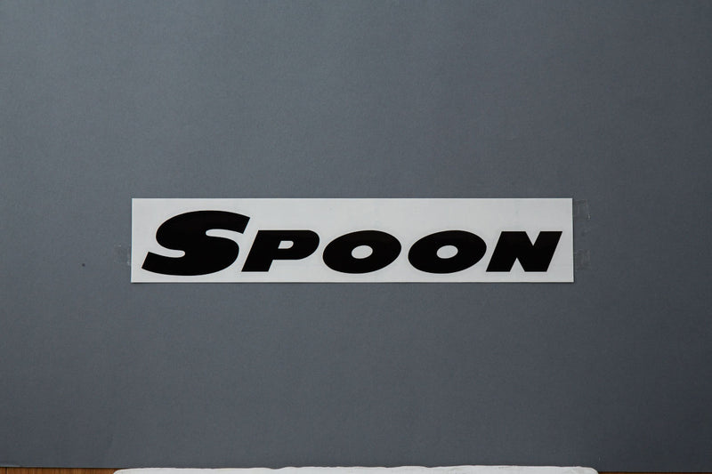 Spoon - Team Sticker ( Black) 300mm - Honda - ALL-90000-B01 - ALL-90000-B01 - Rzcrew Garage