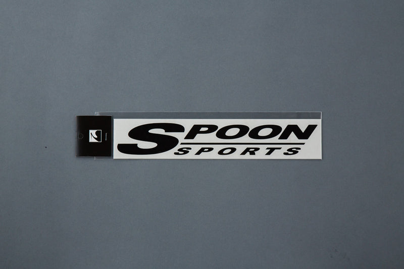 Spoon - Team Sticker ( Black) 250mm - Honda - ALL-90000-B21 - ALL-90000-B21 - Rzcrew Garage
