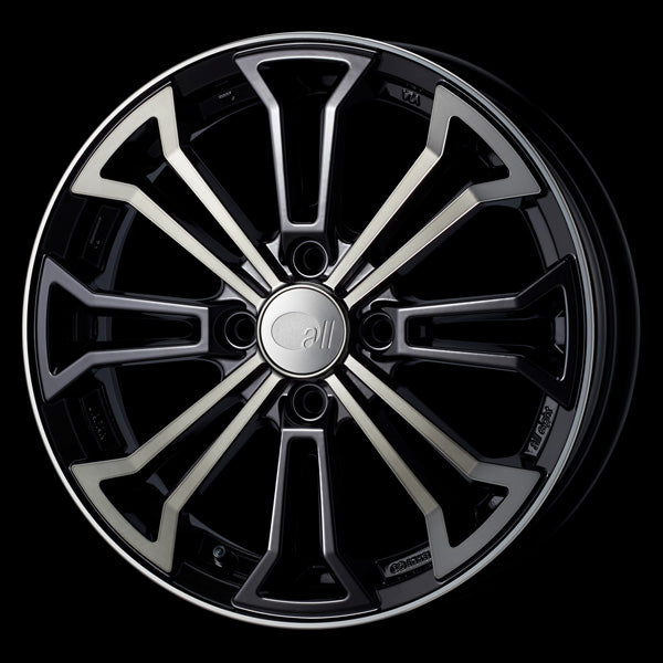 Enkei Japan all eight - 20x8.5J - 5x112 - ET: 33/42 (Black Clear) - JDM-308-1085-4433BK