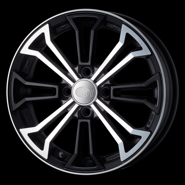 Enkei Japan all eight - 20x9J - 5x114.3 - ET: 35 (Matte Machined Black) - JDM-308-1090-6535MMB